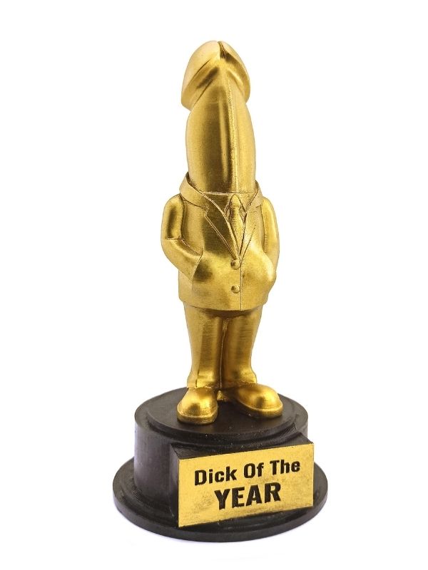 Dick Of The Year – Esprili Masaüstü Ödül Heykeli Model 1