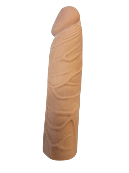 Gerçekçi Melez Penis Kılıfı Et Dokusunda 17 cm