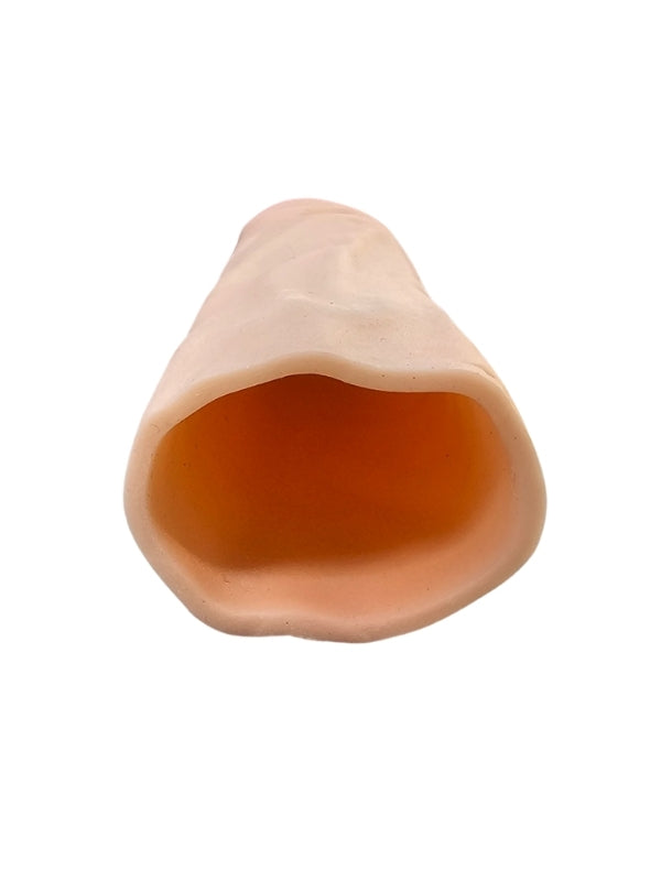 Gerçekçi Penis Kılıfı Et Dokusunda 19 cm