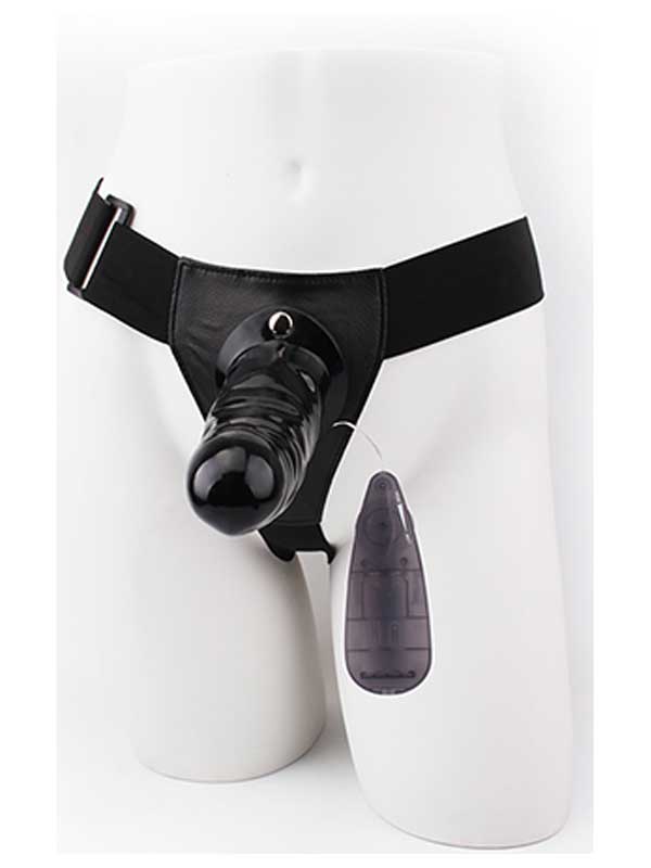 Hi Basic Penis Extender İçi Boş Titreşimli Belden Bağlamalı - Siyah