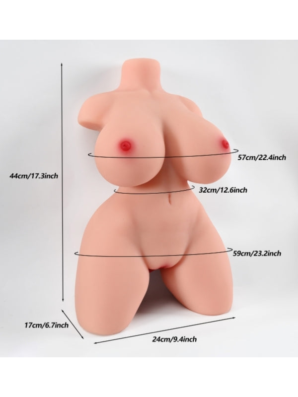 L-Join Gerçekçi 44 Cm Yarım Vücut Vajina Mastürbatör