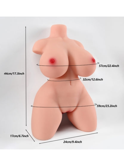 L-Join Gerçekçi 44 Cm Yarım Vücut Vajina Mastürbatör