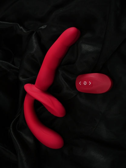 L-Join Strapless Vibratör – 10 Farklı Titreşim Modu, Uzaktan Kumandalı, Şarjlı G Nokta Uyarıcılı Tasarım