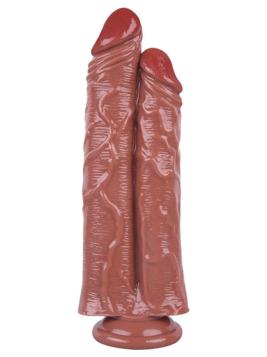 Noctis 26,5cm Kahverengi Çiftli Dildo No:111