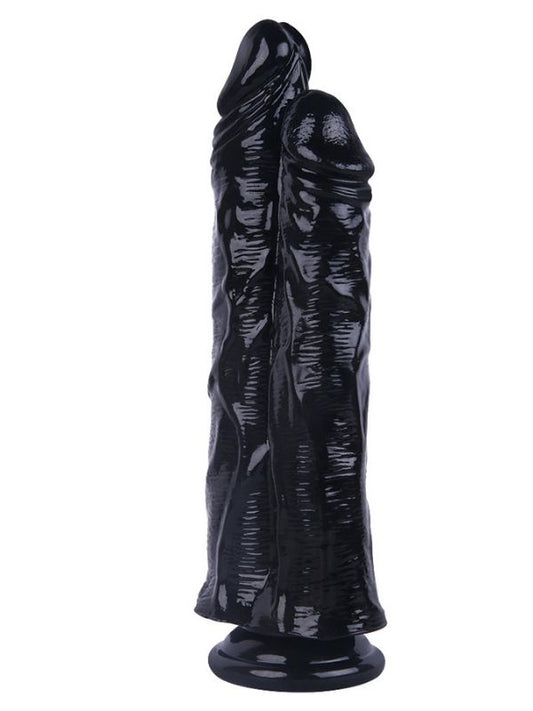 Noctis 26,5cm Siyah Çiftli Dildo No:111