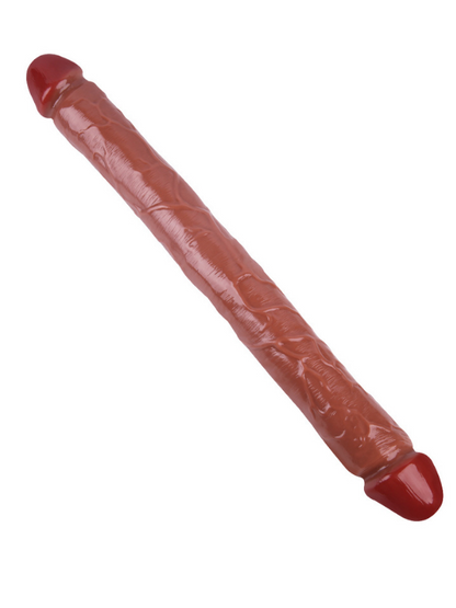 Noctis 46cm Kahverengi Çift Taraflı Dildo No:88